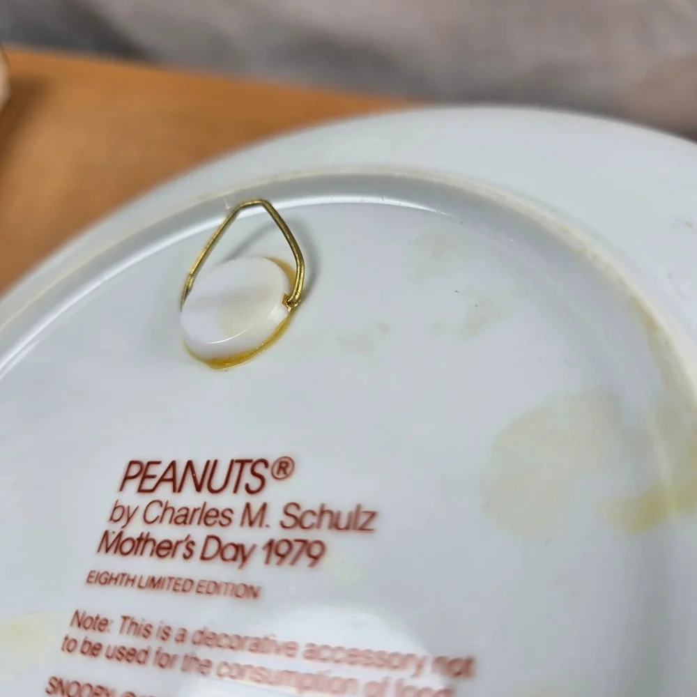 Peanuts Charles Schulz Mother's Day 1979‎ 8th Limited Edition 8